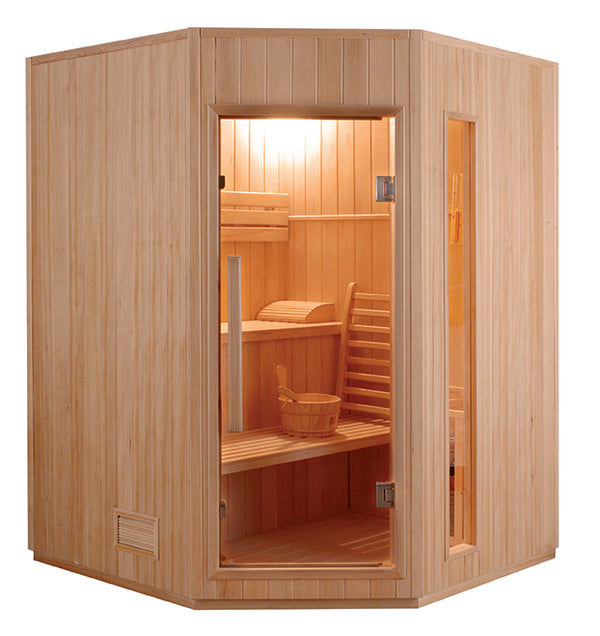 Zen 3-4 Person Corner Steam Sauna